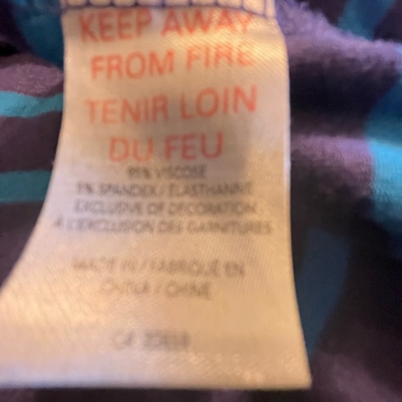 Hatley Striped Blues Dress M FREE SHIP - Picture 5 of 5